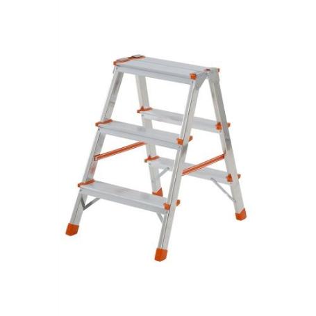 GIERRE-BA210-ESCALERA DE TIJERA DE DOBLE SUBIDA STYLO (3 PELDAÑOS)