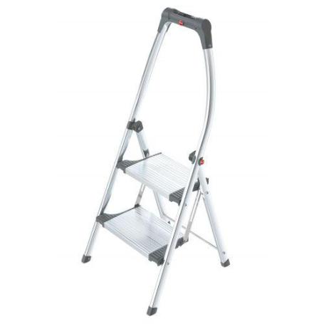 HAILO-4302-201-MINI ESCALERA DE ALUMINIO LIVINSTEP PLUS (2 PELDAÑOS)