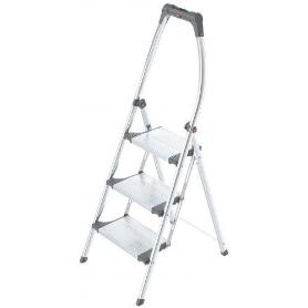 HAILO-4303-201-MINI ESCALERA DE ALUMINIO LIVINSTEP PLUS (3 PELDAÑOS)