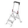 HAILO-8883-001-MINI ESCALERA DE ALUMINIO ST100 TOPLINE (3 PELDA&#XF1;OS)