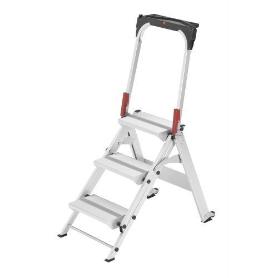 HAILO-8884-001-MINI ESCALERA DE ALUMINIO ST100 TOPLINE (4 PELDAÑOS)