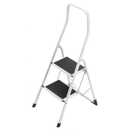 HAILO-4312-001-TABURETE DE ACERO SAFETY (2 PELDAÑOS)