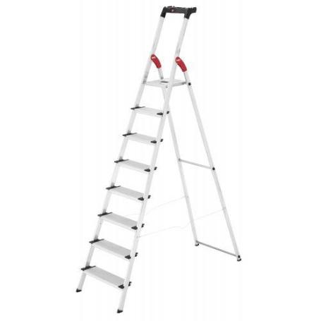 HAILO-5_8818-001-ESCALERA DE TIJERA DE ALUMINIO CON PELDA&#XF1;O ANCHO XXL EASYCLIX (8 PELDA&#XF1;OS)