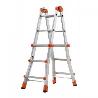 GIERRE-AL010-ESCALERA TELESCÓPICA MULTIFUNCIÓN DE ALUMINIO PEPPINA EN131 (3+3 PELDAÑOS)