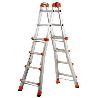 GIERRE-AL020-ESCALERA TELESCÓPICA MULTIFUNCIÓN DE ALUMINIO PEPPINA EN131 (4+4 PELDAÑOS)