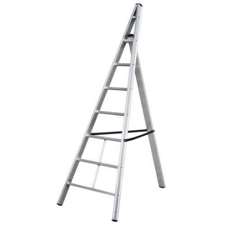 GIERRE-AL500-ESCALERA TRIANGULAR DE ALUMINIO TRITTIKA (6 PELDAÑOS)