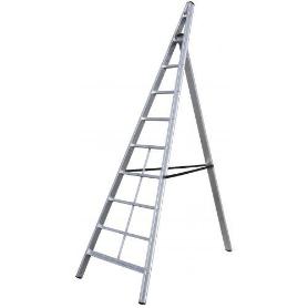 GIERRE-AL510-ESCALERA TRIANGULAR DE ALUMINIO TRITTIKA (8 PELDA&#XF1;OS)