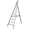 GIERRE-AL510-ESCALERA TRIANGULAR DE ALUMINIO TRITTIKA (8 PELDA&#XF1;OS)