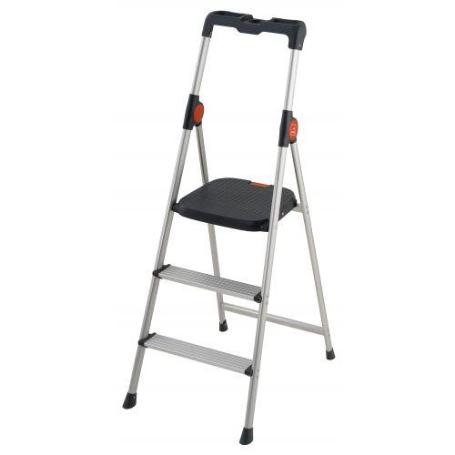 GIERRE-B333-MINI ESCALERA ULTRALIGERA DE ALUMINIO DEKORSTEP (3 PELDAÑOS)