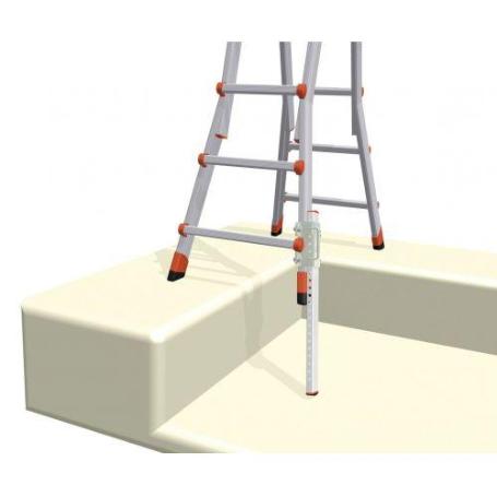 GIERRE-D4018-PIE AJUSTABLE PARA ESCALERAS MULTIFUNCIÓN TELESCÓPICAS