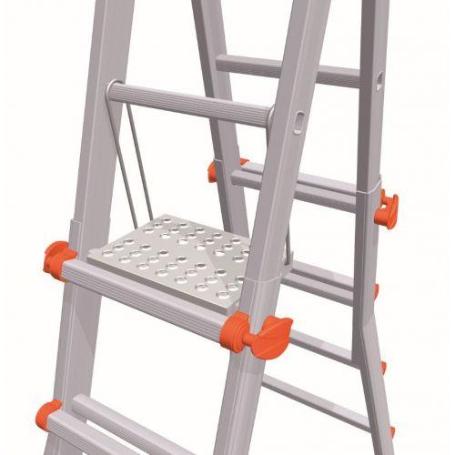 GIERRE-D4009-PLATAFORMA DE TRABAJO PARA ESCALERAS MULTIFUNCIÓN TELESCÓPICAS