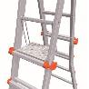 GIERRE-D4009-PLATAFORMA DE TRABAJO PARA ESCALERAS MULTIFUNCIÓN TELESCÓPICAS