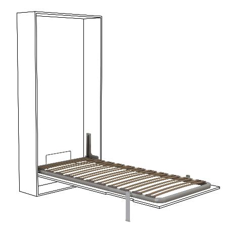 SOFÁ VERTICAL R++ 135X190 CON PATA BASCULANTE