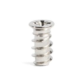 TORNILLO EURO 6.3X13 Ø CABEZA 7.2MM NIQUEL (CAJA 100)
