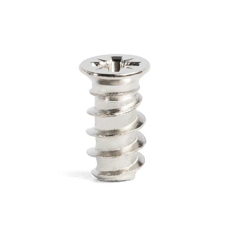 TORNILLO EURO 6.3X13 Ø CABEZA 7.2MM NIQUEL (CAJA 100)