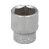 LLAVE VASO 1/2 HEXAGONAL 26 MM. PERFIL DE 6 CARAS. ACERO CROMO VANADIO, ARISTAS REDONDAS