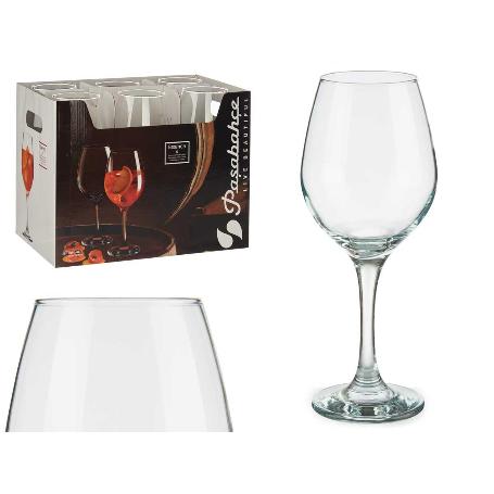 COPAS VINO AMBER 460 ML CAJA 6