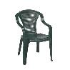 SILLON RESINA REJILLA VERDE 8106V