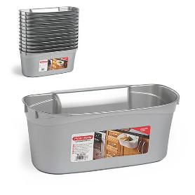 CESTA COLGAR COCINA PLATA