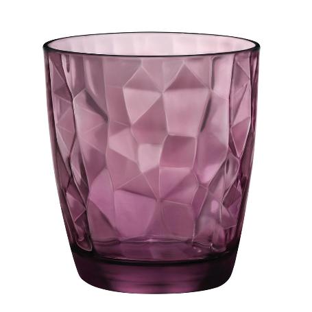 VASOS DOF DIAMOND PURPURA 39 CL BANDEJA 6