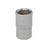 LLAVE VASO 1/2 HEXAGONAL 16 MM. PERFIL DE 6 CARAS. ACERO CROMO VANADIO, ARISTAS REDONDAS