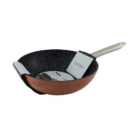 SARTEN WOK ALUMINIO INDUCCION ROMA 24 CM