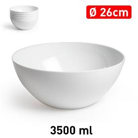 ENSALADERA 26 CM 3,5L BLANCA