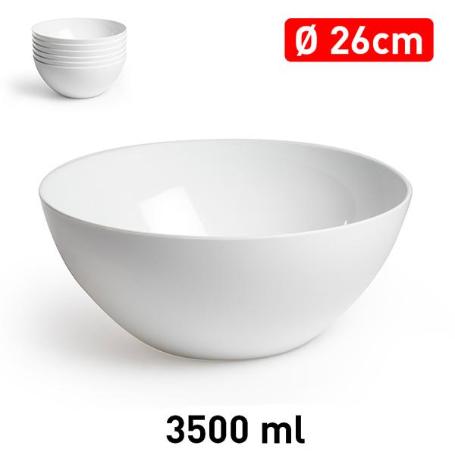 ENSALADERA 26 CM 3,5L BLANCA