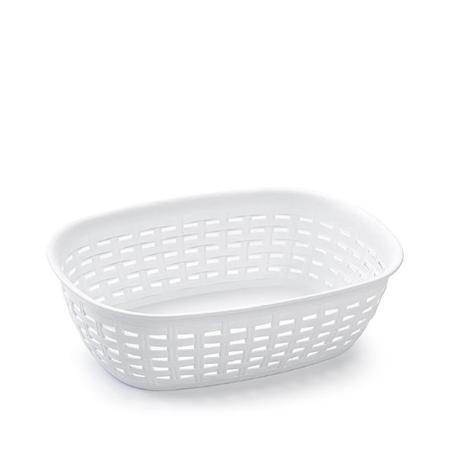 CESTA PANERA RATTAN BLANCA