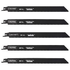 HOJA SIERRA SABLE PARA METALES 228 MM. 18 TPI. 5 PIEZAS. SIERRA HIERRO ALUMINIO, COBRE, PLASTICO