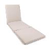 COJIN CAMA DESENFUNDABLE BEIGE 185X55X6 CM