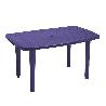 MESA RESINA 140X90 CM AZUL 4022AZ