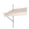 TOLDO + ESTRUCTURA 250X120 CM CREMA