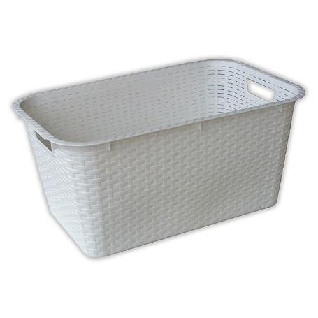 CESTA GIULIETTA 59X38X29 CM BLANCA