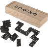 JUEGO DOMINO NEGRO 28 PIEZAS