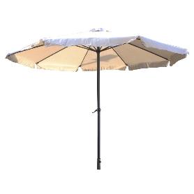 PARASOL METAL 48 MM MANIVELA 3 MT BEIGE