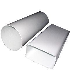 PVC BLANCO TUBO  1,5 MT REDONDO TUBO Ø 100 MM SALIDA GASES  0605