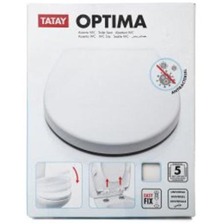 TAPA WC OPTIMA CAIDA LENTA BLANCA