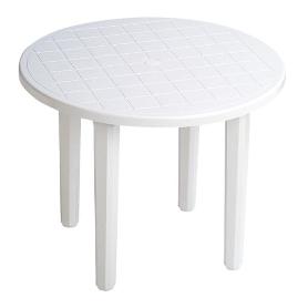 MESA RESINA REDONDA 90 CM BLANCA 4024