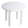 MESA RESINA REDONDA 90 CM BLANCA 4024