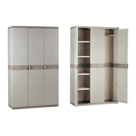 ARMARIO 3 PUERTAS 105X44X176CM 9201 BEIG