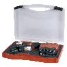RUKO-116100-KIT AMOLADORA NEUMÁTICA Y JUEGO 10 FRESAS METAL DURO CON VÁSTAGO DE 6 MM