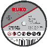 RUKO-216108-2-PACK DE 25 DISCOS DE CORTE 100 X 2 MM