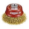 OSBORN-0002613361-CEPILLO TAZA INOX DE ALAMBRE ONDULADO CON TUERCA M14 Y FILAMENTO DIAMETRO  0.30 MM (60X20 )