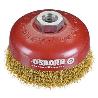 OSBORN-2008613065-CEPILLO TAZA ACERO LATONADO DE ALAMBRE ONDULADO CON TUERCA M14 Y FILAMENTO DIAMETRO  0.30 MM (125
