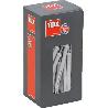 TOX-017102231-CAJA DE 50 TACOS CLAVO LSN ATTACK 8 X 80 MM + TORNILLO LSN-SK