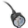 BRENNENSTUHL-1168980030-ALARGADOR EL&#XE9;CTRICO IP20 H05VV-F3G1,5 DE 3 M (NEGRO) CON CLAVIJA PLANA