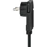 BRENNENSTUHL-1168980030-ALARGADOR EL&#XE9;CTRICO IP20 H05VV-F3G1,5 DE 3 M (NEGRO) CON CLAVIJA PLANA