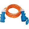 BRENNENSTUHL-1167650610-ALARGADOR ELÉCTRICO IP44 H07RN-F 3G CON CLAVIJAS Y CONECTORES CEE 230V/16A (10 M X 2,5 MM)