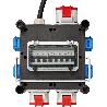 BRENNENSTUHL-1153690200-DISTRIBUIDOR DE ENERG&#XED;A COMPACTO DE GOMA IP44 BSV 3 (2 M)